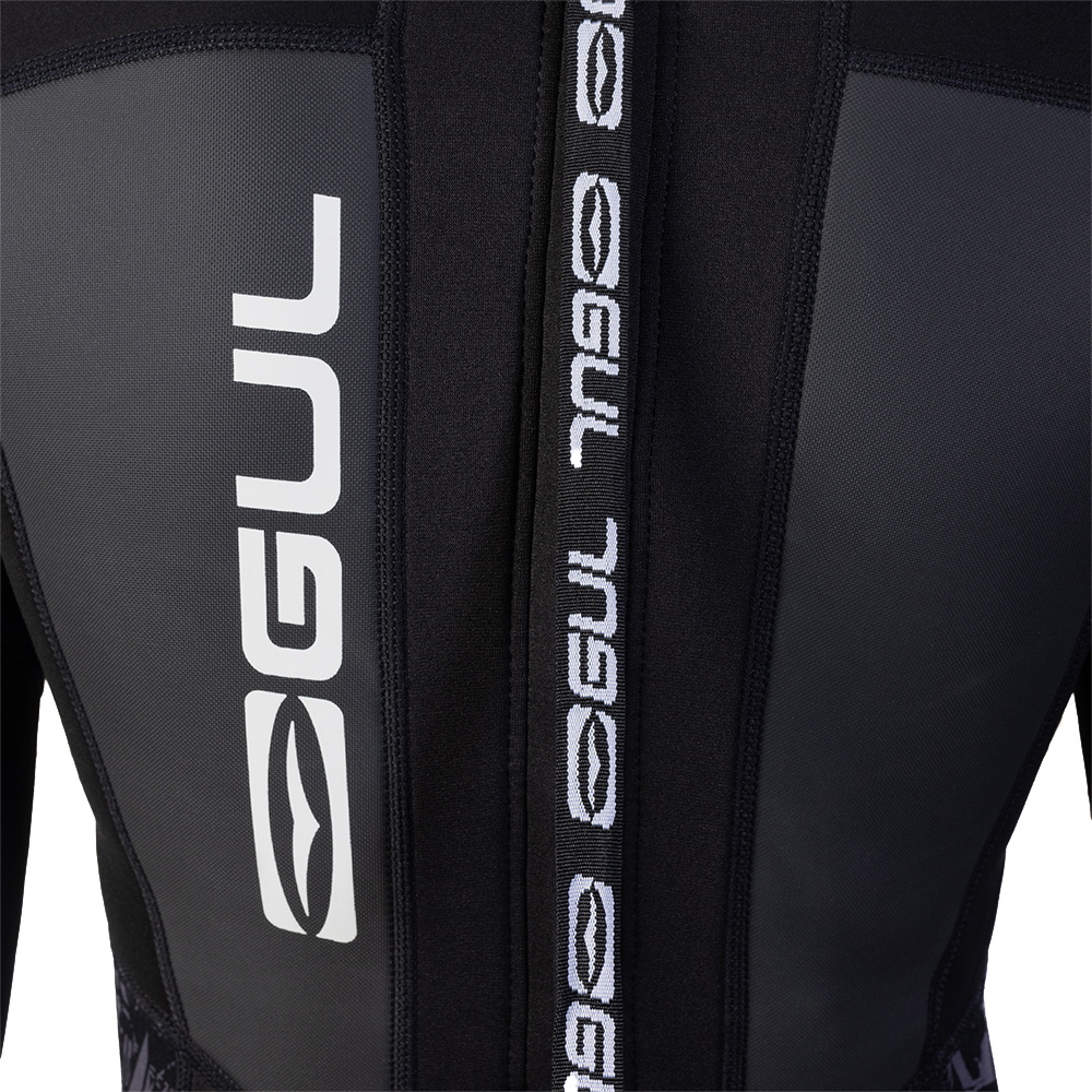 2026 Gul Frauen Response 3/2mm Rückenreißverschluss Neoprenanzug RE1319-C1 - Black